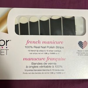 Color Street Nail Strips French Manicure “Gotham Night”